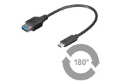 Kabel USB - Pro USB OTG 3.1 C - USB 3.0 A (F) - 0.2m - 4040849678943