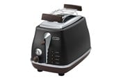 Toster - DeLonghi Toster Icona Vintage CTOV 2103.BK - CTOV 2103.BK