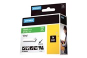 Papier, papier fotograficzny i etykiety - DYMO ® Rhino Industrial Tape 19 mm x 5.5m coloured vinyl white on green - 1805420