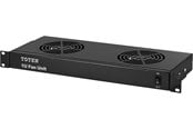 Szafa rack - TOTEN Fan unit - black RAL 9004 - 1U - SA.2902.0301