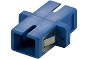 Akcesoria sieciowe - Deltaco FBP-1035 Snap-in fiber mating sleeve 1xSC-SC Single mode simplex blue - FBP-1035