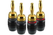Kabel audio - ClickTronic Banana Plug (4-Pack) - 4040849525469