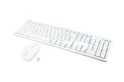 Klawiatura - LogiLink Combo Set with Autolink - Zestaw klawiatura i mysz - Biały - ID0104W