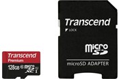 Karta pamięci - Transcend MicroSDXC/SDXC U1 400x - 128GB - TS128GUSDU1