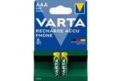 Bateria - VARTA Rechargeable Accu Phone - 2 x AAA - 800 mAh - 58398101402