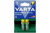 Bateria - VARTA Rechargeable Accu Phone - 2 x AA - 1600 mAh - 58399201402