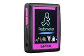 Odtwarzacz MP3, Dyktafon - Lenco PODO-152 - MP3/4 Player with Pedometer en 4GB - Pink - Odtwarzacz MP3 4 GB - PODO152P