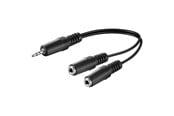 Kabel audio - Pro MiniJack 3.5mm splitter (1M - 2F) - 4040849504655