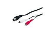 Kabel audio - Pro DIN 5 pins M - 2xRCA M - 1.5m - 4040849500145