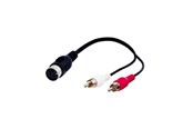 Kabel audio - Pro DIN 5 pins F - 2xRCA M - 0.2m - 4040849500046