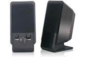 Glosniki komputerowe - MediaRange Compact Desk Speakers - Black - Czarny - MROS352