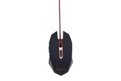 Myszka - Gembird USB Gaming Mouse - Myszka do gier - Optyczny - 6 - Czerwony - MUSG-001-R
