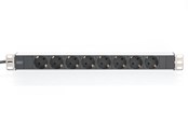 Kabel zasilajacy (zewnetrzny) - DIGITUS 8-Port -1U - Aluminum PDU - DN-95401
