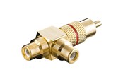Kabel audio - Pro Audio adapter RCA T-plug - Red - 4040849113888