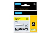 Papier, papier fotograficzny i etykiety - DYMO ® Rhino Industrial Tape 24 mm x 5.5m coloured vinyl black on yellow - 1805431