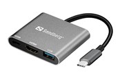 Stacja dokujaca - Sandberg USB-C Mini Dock HDMI+USB - 136-00