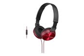 Słuchawki, zestaw słuchawkowy - Sony MDR-ZX310 - Red - MDRZX310R.AE
