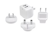 Tablet - Adapter & Ladowarka - StarTech.com Dual Port USB Wall Charger 17W/3.4A - USB2PACWH