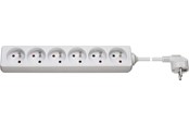 Kabel zasilajacy (zewnetrzny) - Pro Power Socket x6 - Biały - 1.5m - 4040849512964