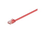 Kabel sieciowy - Pro LAN CAT 6 UTP Flat - Czerwony - 1m - 4040849964008