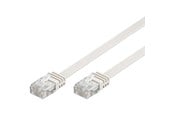 Kabel sieciowy - Pro LAN CAT 6 UTP Flat - Biały - 10m - 4040849951565