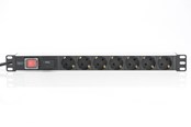 Kabel zasilajacy (zewnetrzny) - DIGITUS 7-Port - 1U - Aluminum PDU - DN-95407