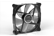 Wentylator obudowy - Blacknoise Multiframe M12-P - Wentylator obudowy - 120mm - Czarny z białymi skrzydłami - 29 dBA - ITR-M12-P