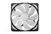 Wentylator obudowy - Blacknoise eLoop B14-1 - Wentylator obudowy - 140mm - Czarny z białymi skrzydłami - 5 dBA - ITR-B14-1