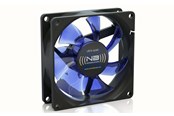 Wentylator obudowy - Blacknoise BlackSilentFan X-1 - Wentylator obudowy - 80mm - Czarny z niebieskimi skrzydłami - 10 dBA - ITR-X-1