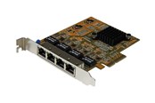 Adapter Sieciowy  (karta sieciowa, serwer druku, itp.) - StarTech.com 4-Port PCIe Gigabit Network Adapter Card - ST1000SPEX43