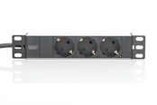 Kabel zasilajacy (zewnetrzny) - DIGITUS 3-Port - 1U - Aluminum PDU - DN-95411