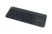 Klawiatura - Logitech K400 Plus Ergonomic Wireless Touch - Klawiatury - Francja - Czarny - 920-007129
