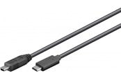 Kabel USB - Pro USB-C <-> USB Mini-B (5-pin) - 0.5m - 4040849679896
