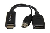 Kabel wyświetlacza - StarTech.com HDMI to DisplayPort Converter - HD2DP