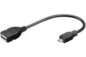 Kabel USB - Pro USB OTG MicroUSB B - 0.2m - 4040849951947