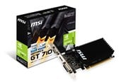 Karta graficzna - MSI GeForce GT 710 Silent - 2GB GDDR3 RAM - Karta graficzna - GT 710 2GD3H LP