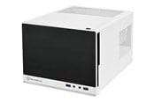 Obudowa komputerowa - SilverStone SUGO SG13 Black/White - Obudowa komputerowa - Desktop - SST-SG13WB