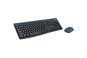 Klawiatura - Logitech MK270 Wireless Combo - UK - Zestaw klawiatura i mysz - Angielski - Czarny - 920-004523