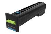 Tusz, toner i material eksploatacyjny - Lexmark High performance cyan toner - 82K2XCE
