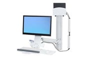 Uchwyt na monitor - Ergotron StyleView Sit-Stand Combo System with Small CPU Holder - 45-273-216
