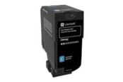 Tusz, toner i material eksploatacyjny - Lexmark - cyan - original - toner cartridge - LCCP LRP  Corporate - 74C2SCE