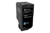 Tusz, toner i material eksploatacyjny - Lexmark Toner Corporate Cyan for CX725 16k - 84C2HCE