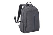 Torba, plecak i pokrowiec na laptopa - RivaCase 7560 Laptop Canvas Backpack 15.6" Grey - 6901820075602