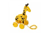 Zabawki dla niemowlat - Brio 30200 Pull Along Giraffe - 30200