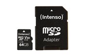 Karta pamieci - Intenso microSD UHS-I Professionel - 100MB/s - 64GB - 3433490