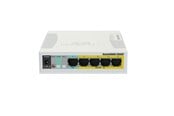 Switch - MikroTik RouterBOARD RB260GSP 5x Gigabit PoE out Ethernet Smart Switch SFP cage plastic case SwOS - RB260GSP