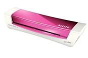 Laminowanie - Leitz Laminator  iLAM Home Office, A4 Różowy - 73680023