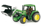 Samochody i pojazdy - Bruder John Deere 6920 with Frontloader - 02052
