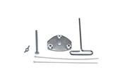 Uchwyty scienne, uchwyty AV i meble AV - Ergotron Grommet Mount for LX Single Arm - Max - recommended for - 98-034