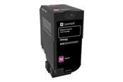 Tusz, toner i material eksploatacyjny - Lexmark magenta - original - tonerpatron - 74C20ME